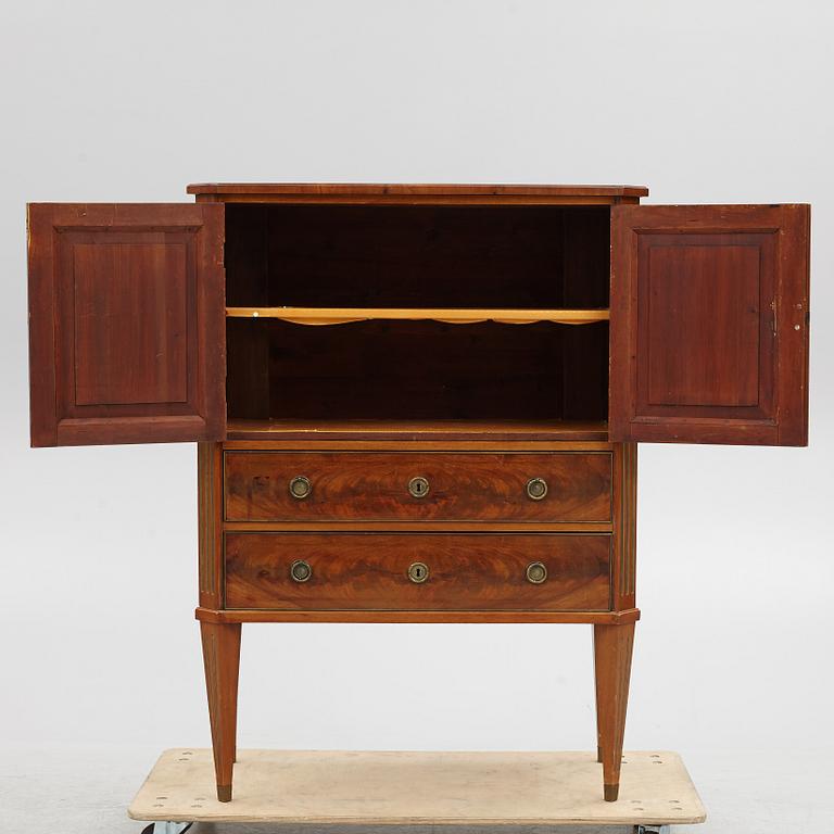 A Gustavian Style Cabinet, circa 1900.