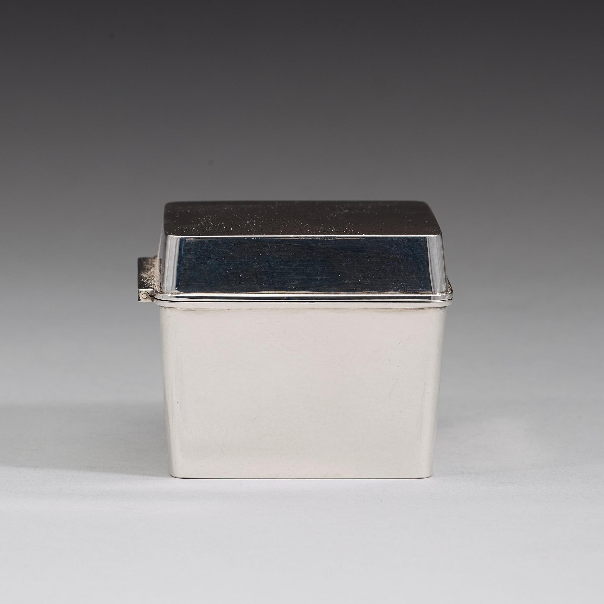 SIGURD PERSSON, Stockholm 1952. Sterling 925/1000. Bonbonjär.