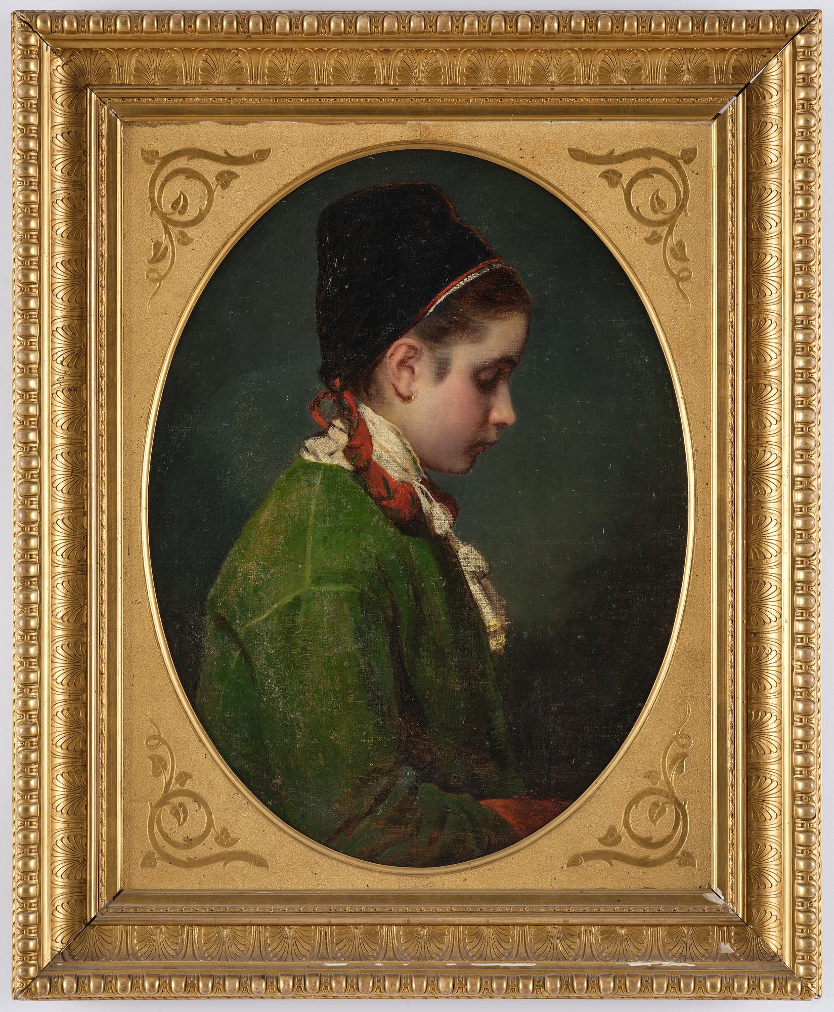 Amanda Sidwall, attributed to, Dalkulla in profile.