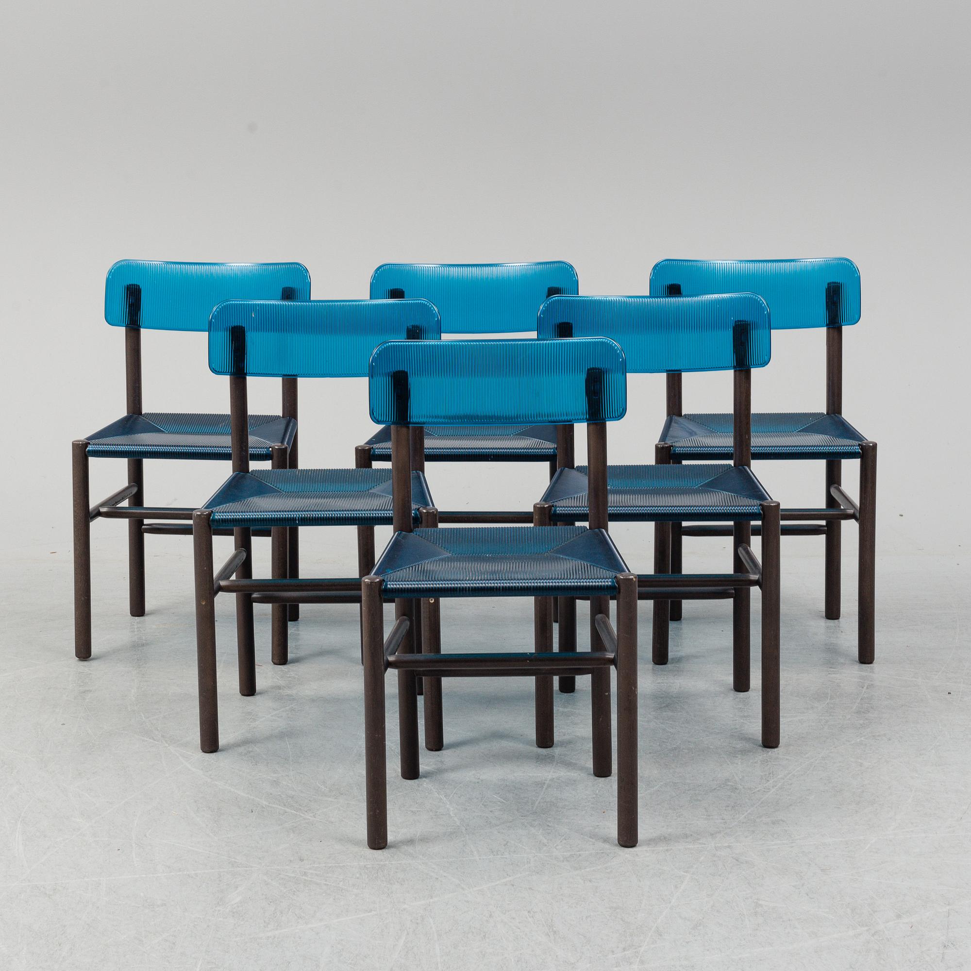 Jasper Morrison Trattoria 椅子 1脚　青のみ Trattoria Chair （トラットリアチェア） -目黒通りのインテリア