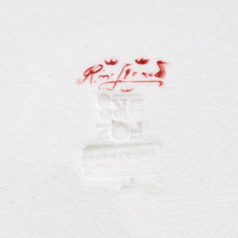 KRÄFTSERVIS, 7 delar, flintgods, Alf Wallander, Rörstrand.