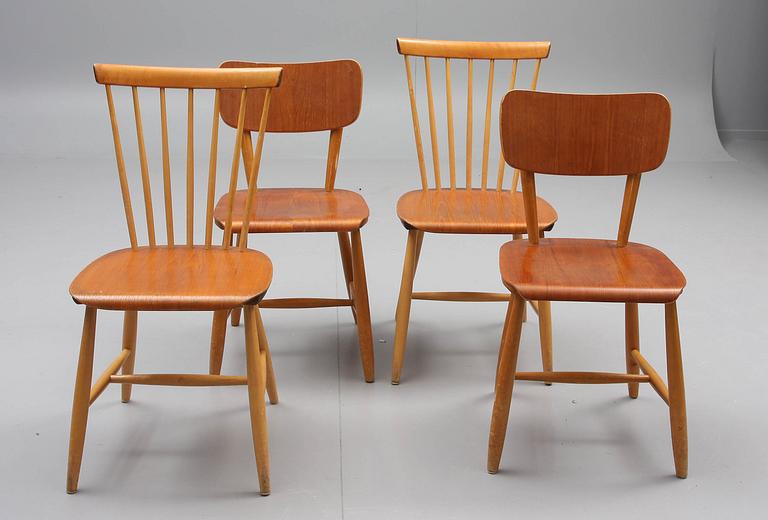 PINNSTOLAR, 2+2, bl a Hagafors, 1950/60-tal.