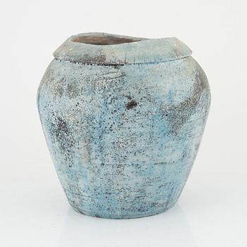 Ann-Margret Johansson Pettersson, a raku vase, Eskilstuna Sweden.