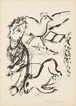 Marc Chagall, litografi, signerad och numrerad 6/75.