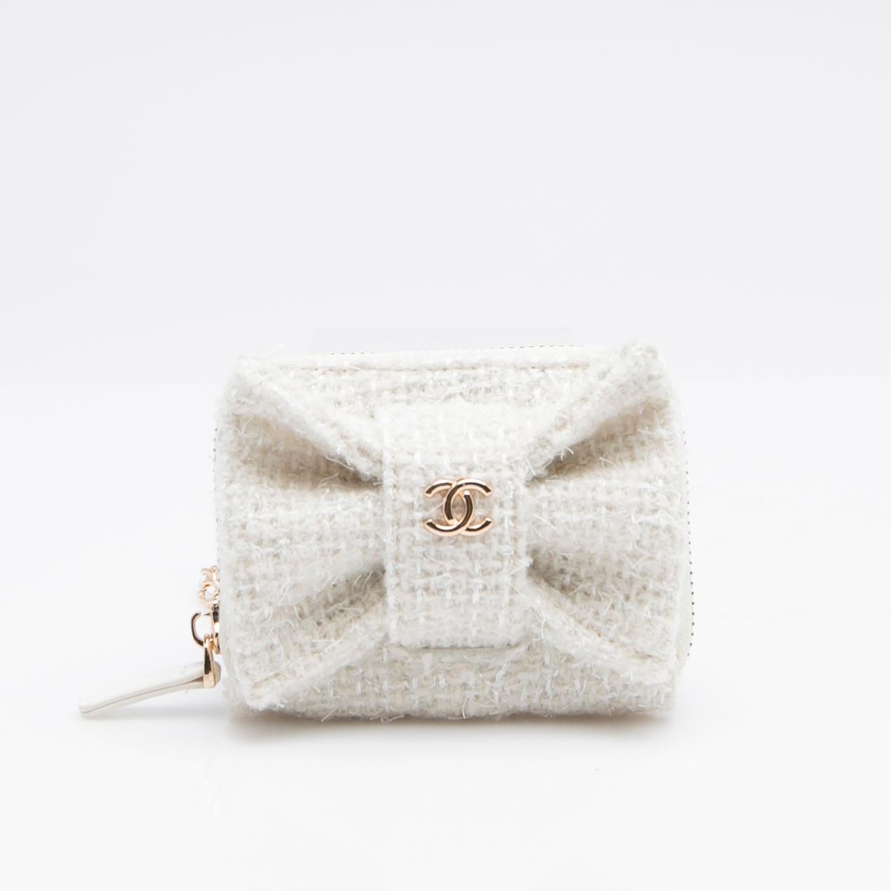Chanel, bag, Mini Bouclé Bow Bag.
