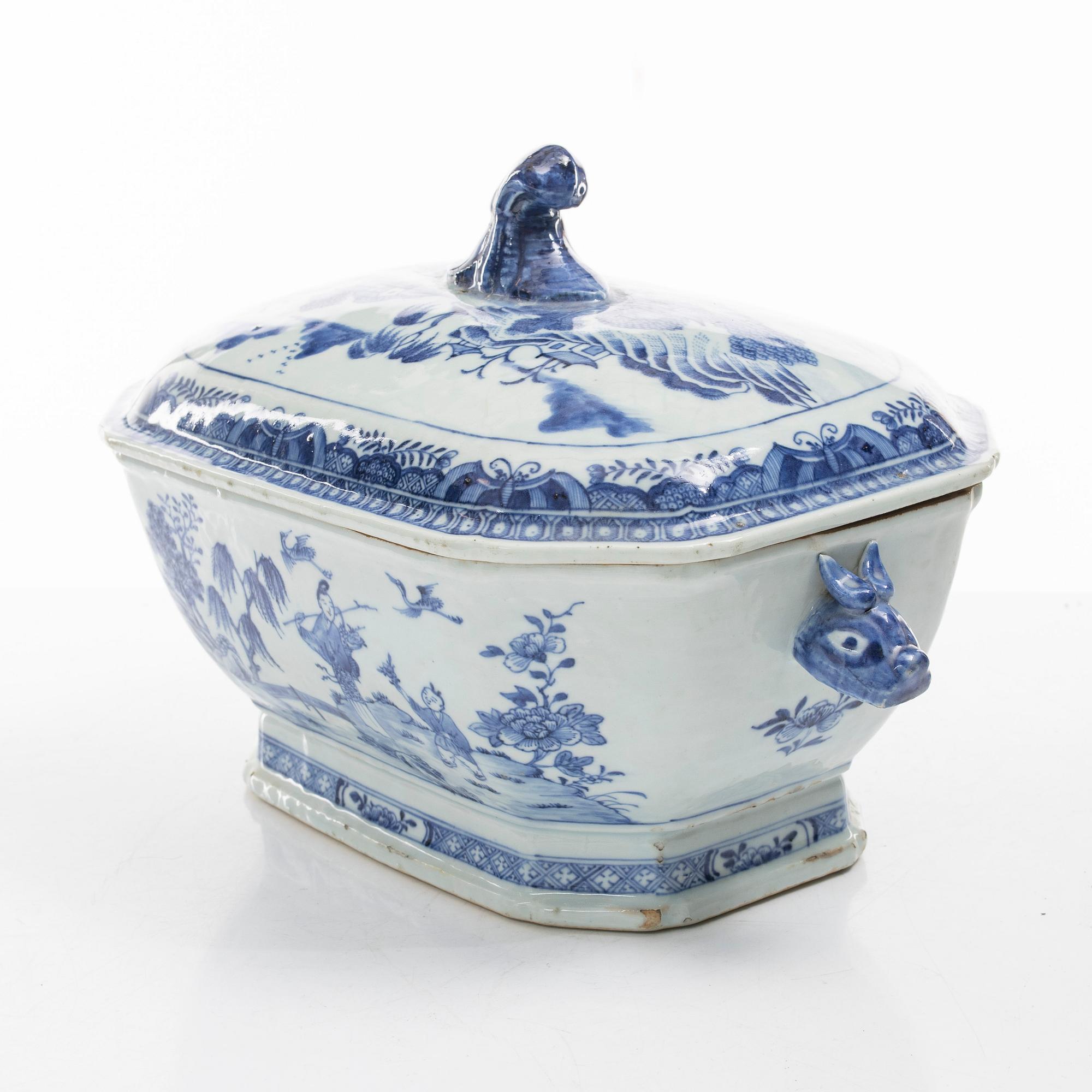 Porcelain, 9 decares, China, 18th-19th century.