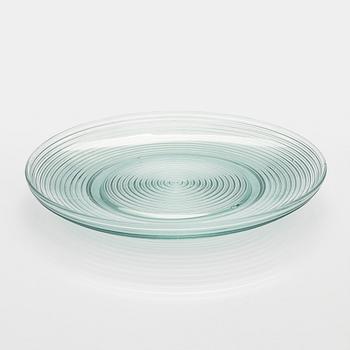 Aino Aalto, lautanen, malli 4146, Karhulan Lasitehdas. Tuotannossa 1937-1938.