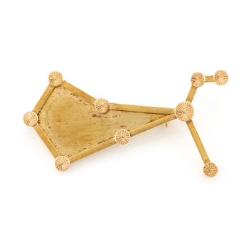 499A. Wiwen Nilsson, A brooch 18K gold in the form of the constellation "Bootes" 1/1.