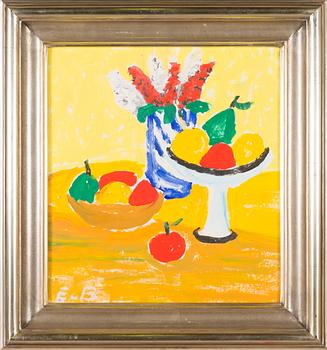 Eero von Boehm, akryyli levylle kiinnitetylle paperille, signeerattu.