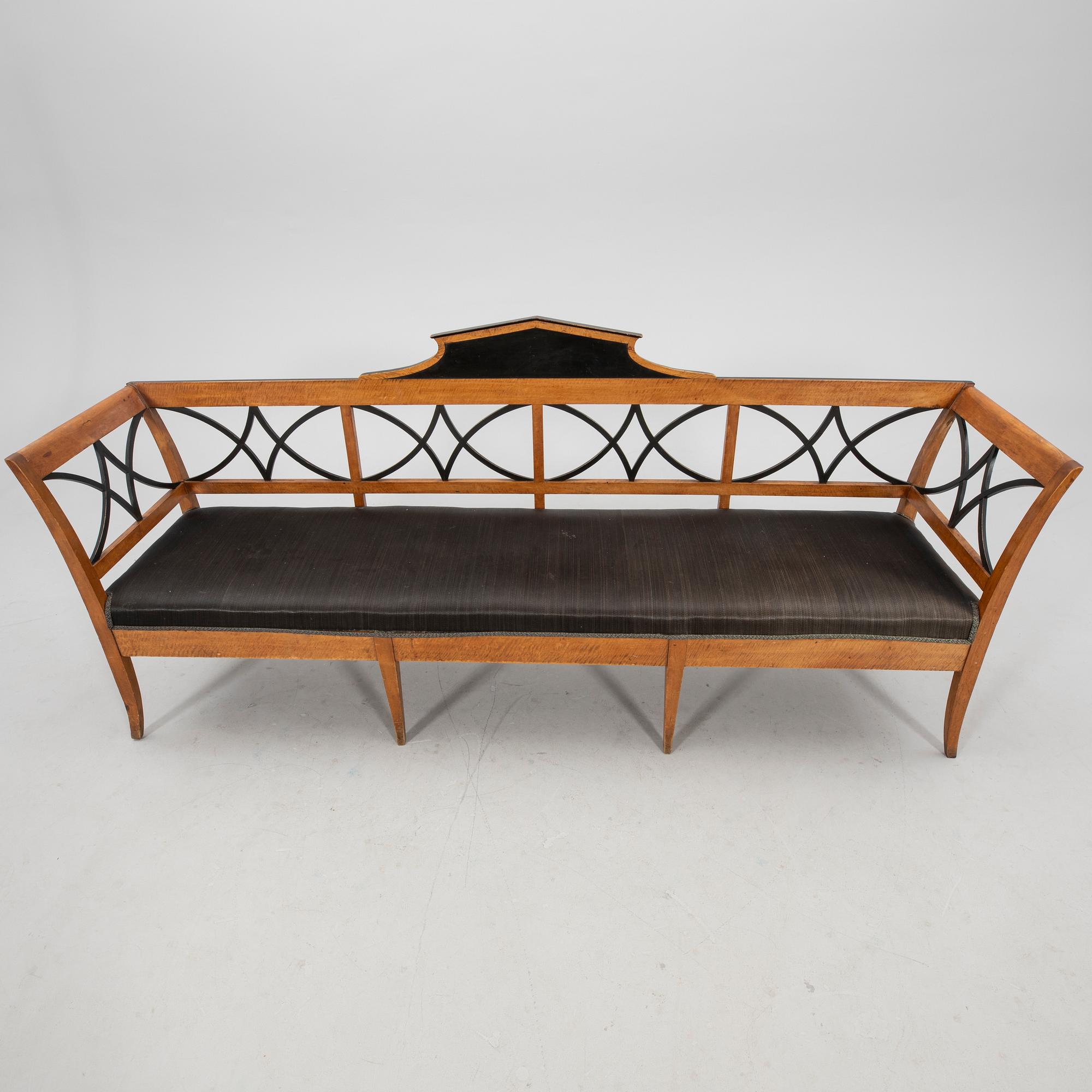 Sofa, late Empire, mid-19th century.