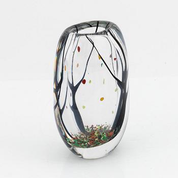 Vicke Lindstrand, vas, glas, "Höst", Kosta glasbruk, 1950-60-tal.