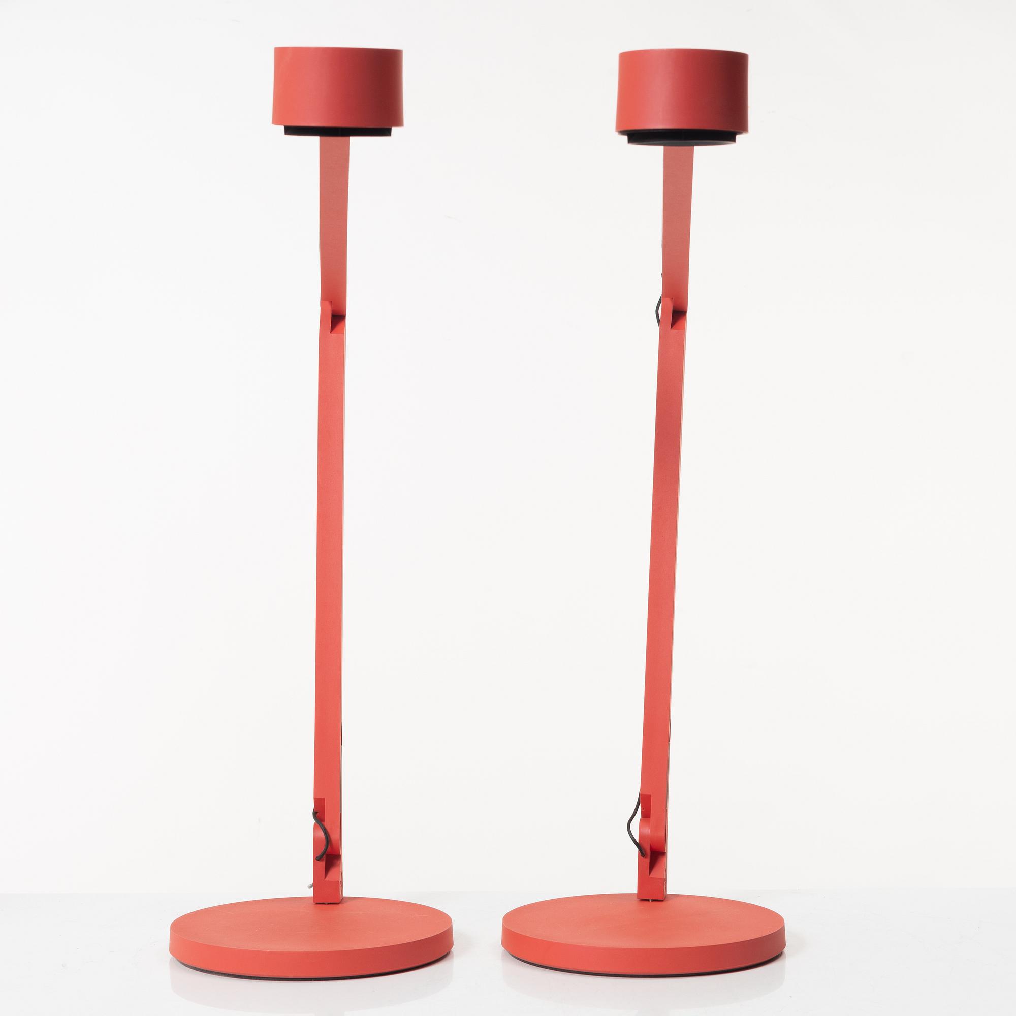 Dirk Winkel, skrivbordslampor, ett par, "Winkel w127", Wästberg.