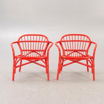 Knut Hagberg och Marianne Hagberg, a pair of Albacken armchairs for IKEA around 2011.