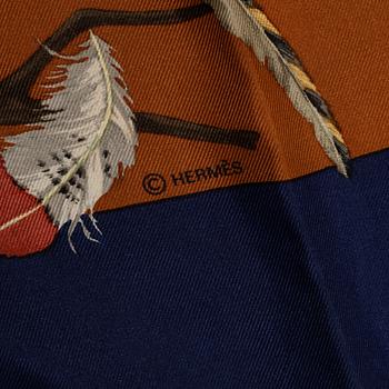 Hermès, scarf, "Chiens au Rapport".
