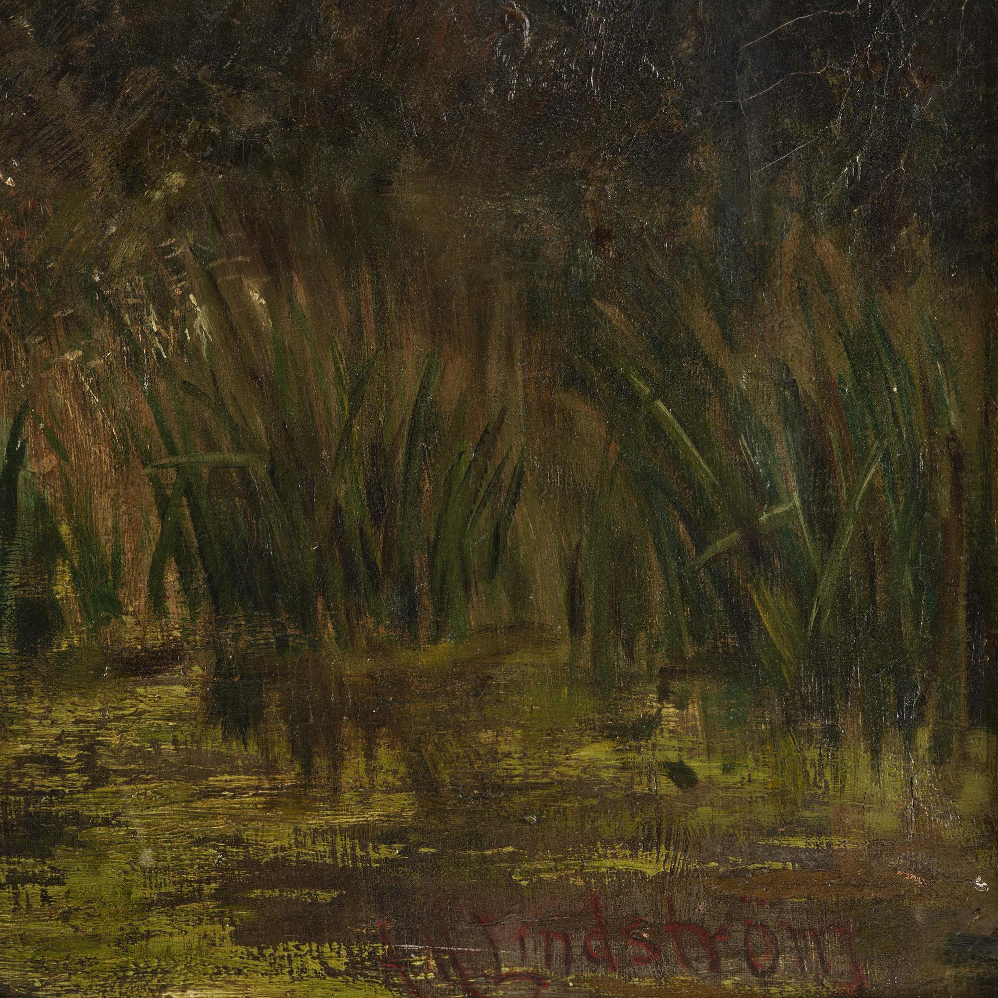 Arvid Mauritz Lindström, Twilight landscape.