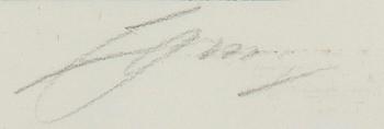 ANDERS ZORN, etsning, signerad i blyerts samt plåtsignerad och -daterad 1900.