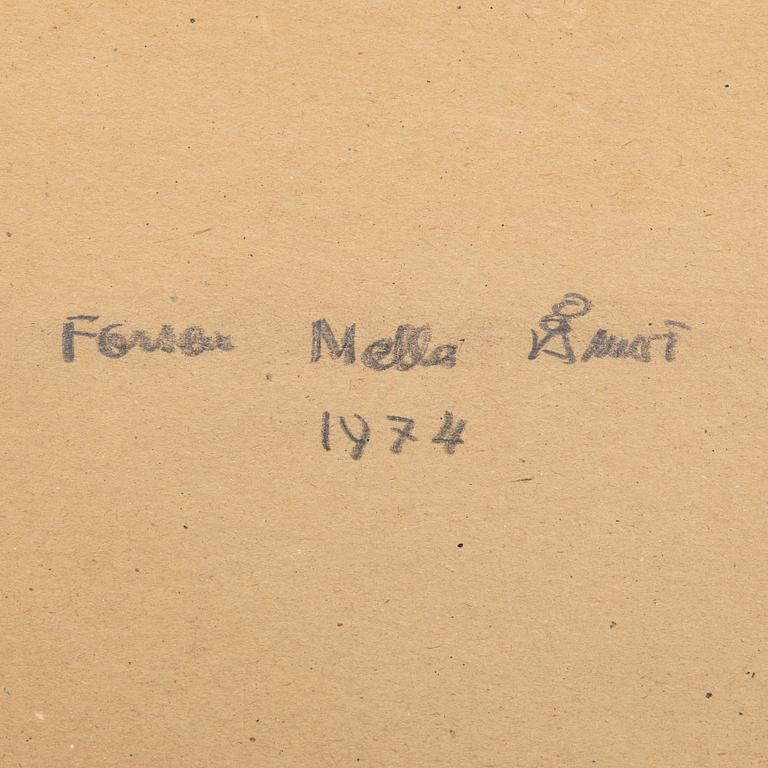 Erling Ärlingsson, olja på pannå signerad och datead 1974.