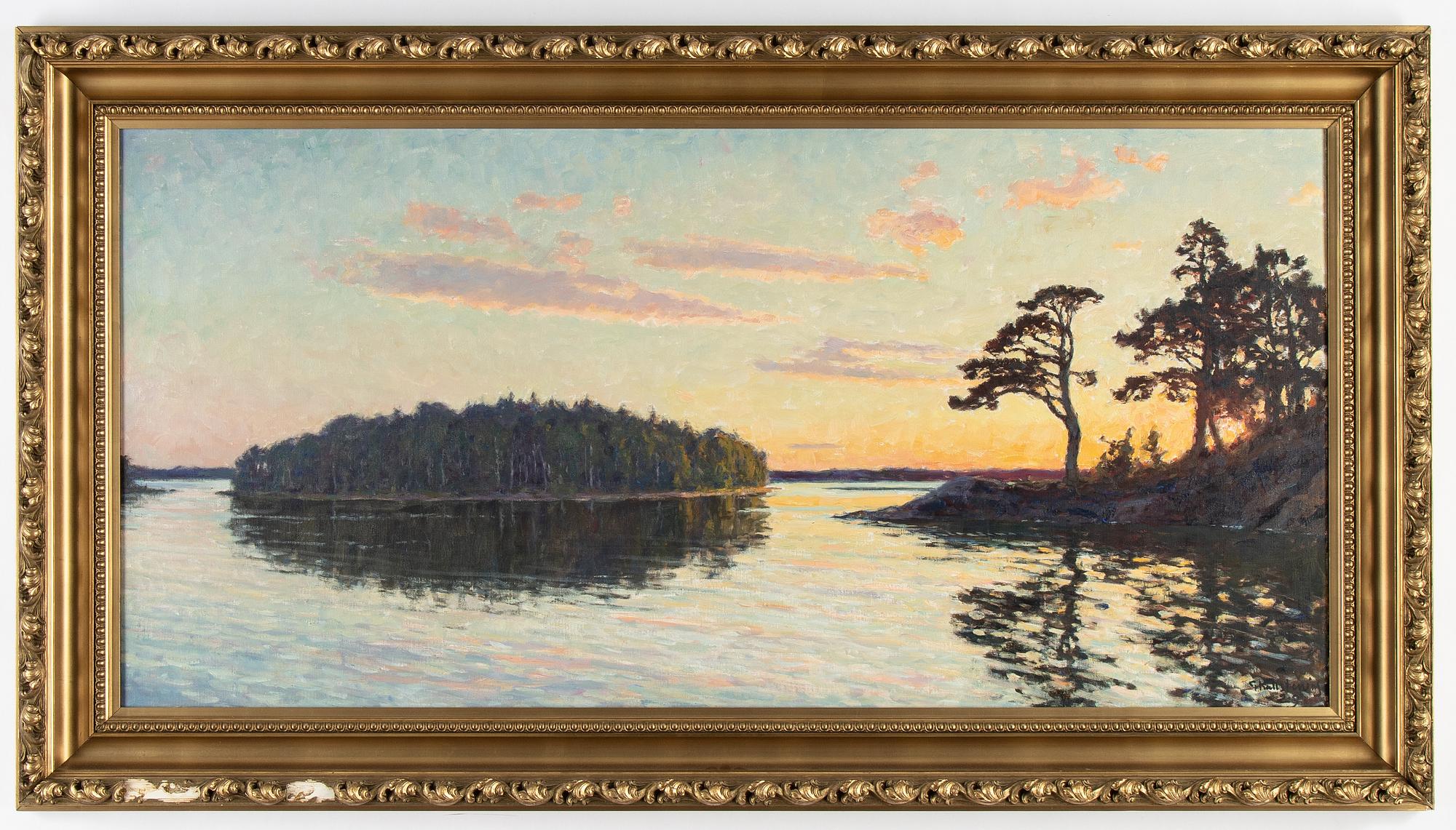 Gottfrid Kallstenius, oil on canvas, signed and dated -39.