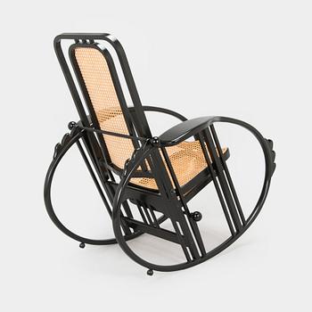 Max Fabiani, a rocking chair, "Egg Chair", model 267, Wittmann, late 20th century.