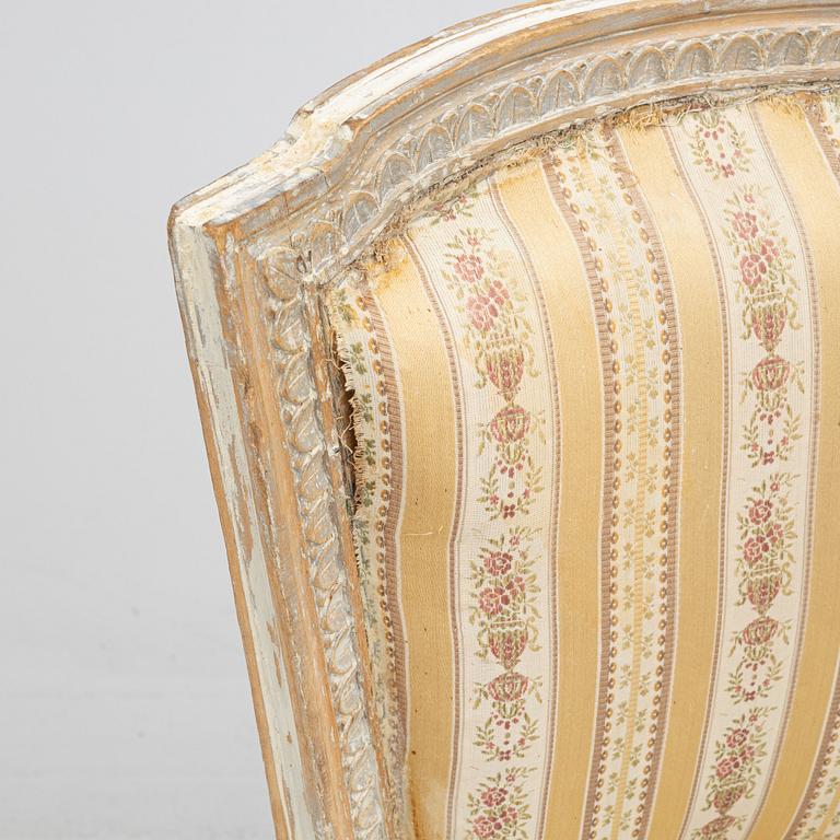 Chairs, a pair, late 18th century, Gustavian.