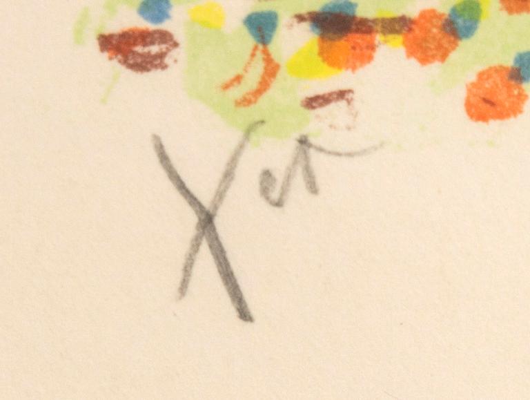 Sven X:et Erixson, litografi signerad och numrerad 78/300.
