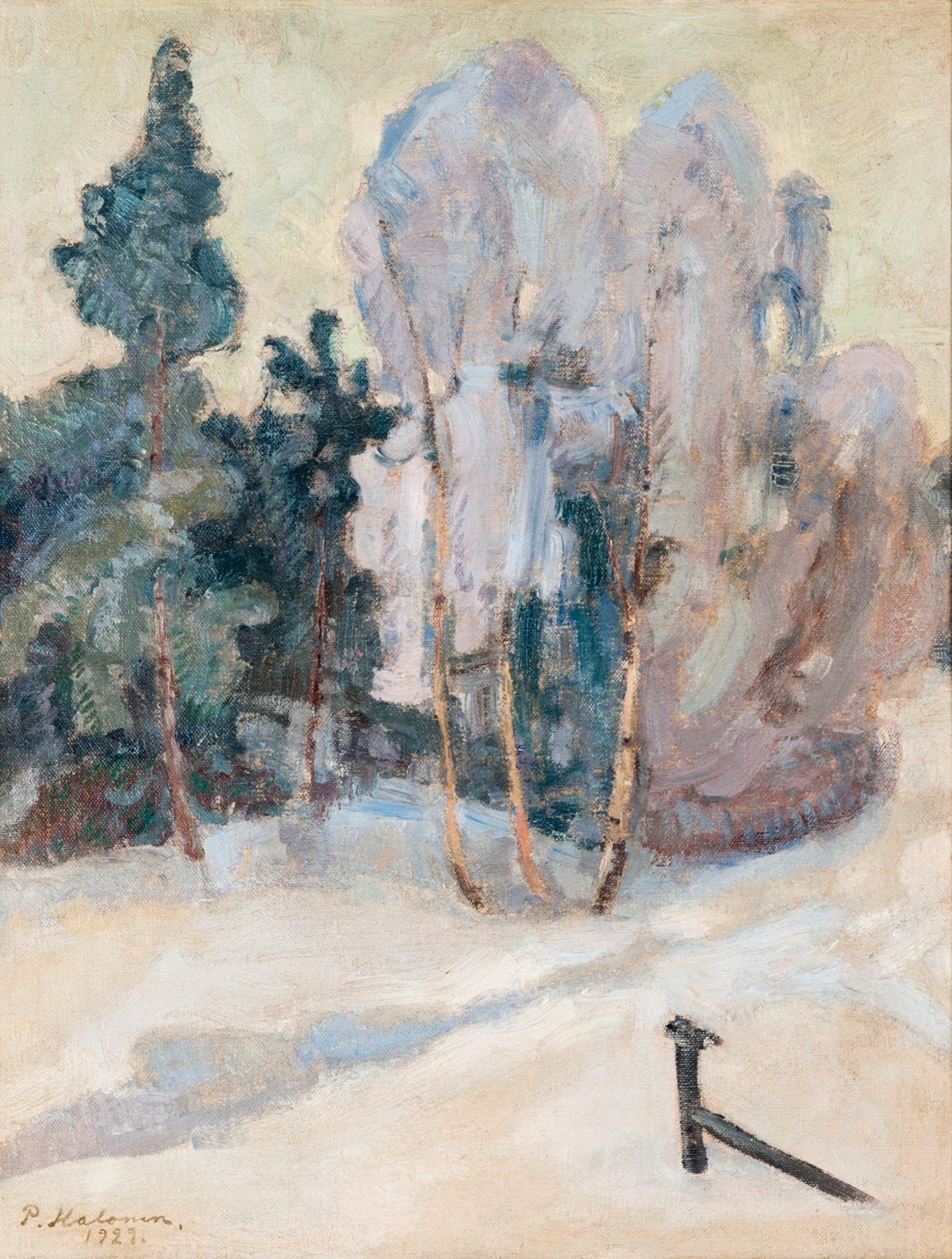 Pekka Halonen, MILD WINTER DAY IN TUUSULA.