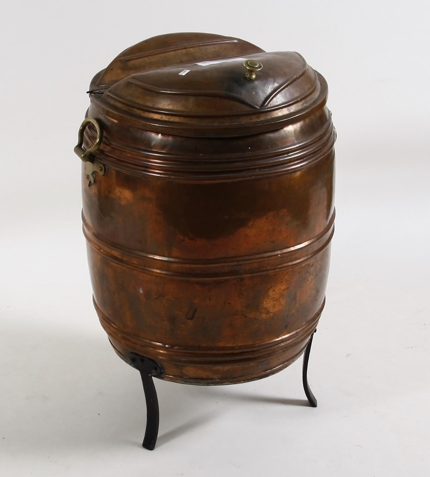 VATTENTUNNA, koppar, 1800-tal.