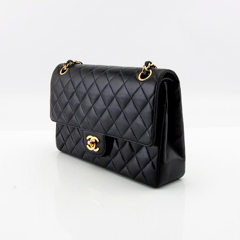 Chanel, väska " Double flap bag"vintage 1980-tal.