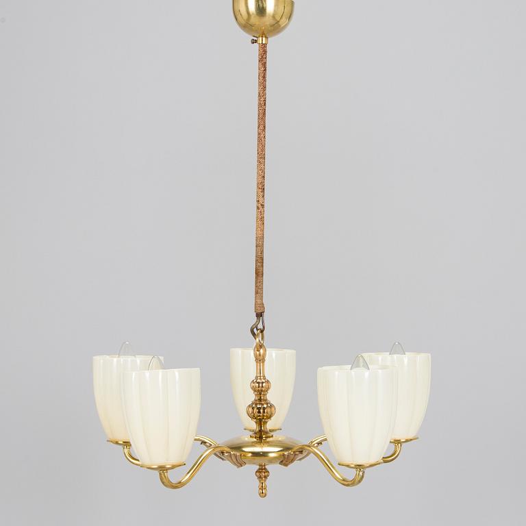 Paavo Tynell, taklampa, modell 1420/5, Taito, 1930-tal.