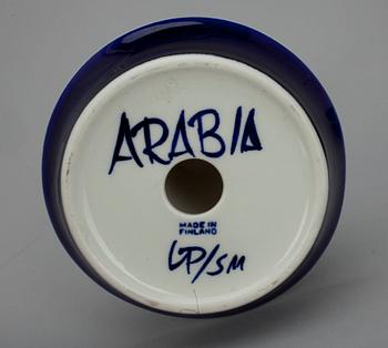 LJUSSTAKAR, ett par, porslin, "Valencia", design Ulla Procopé, Arabia.