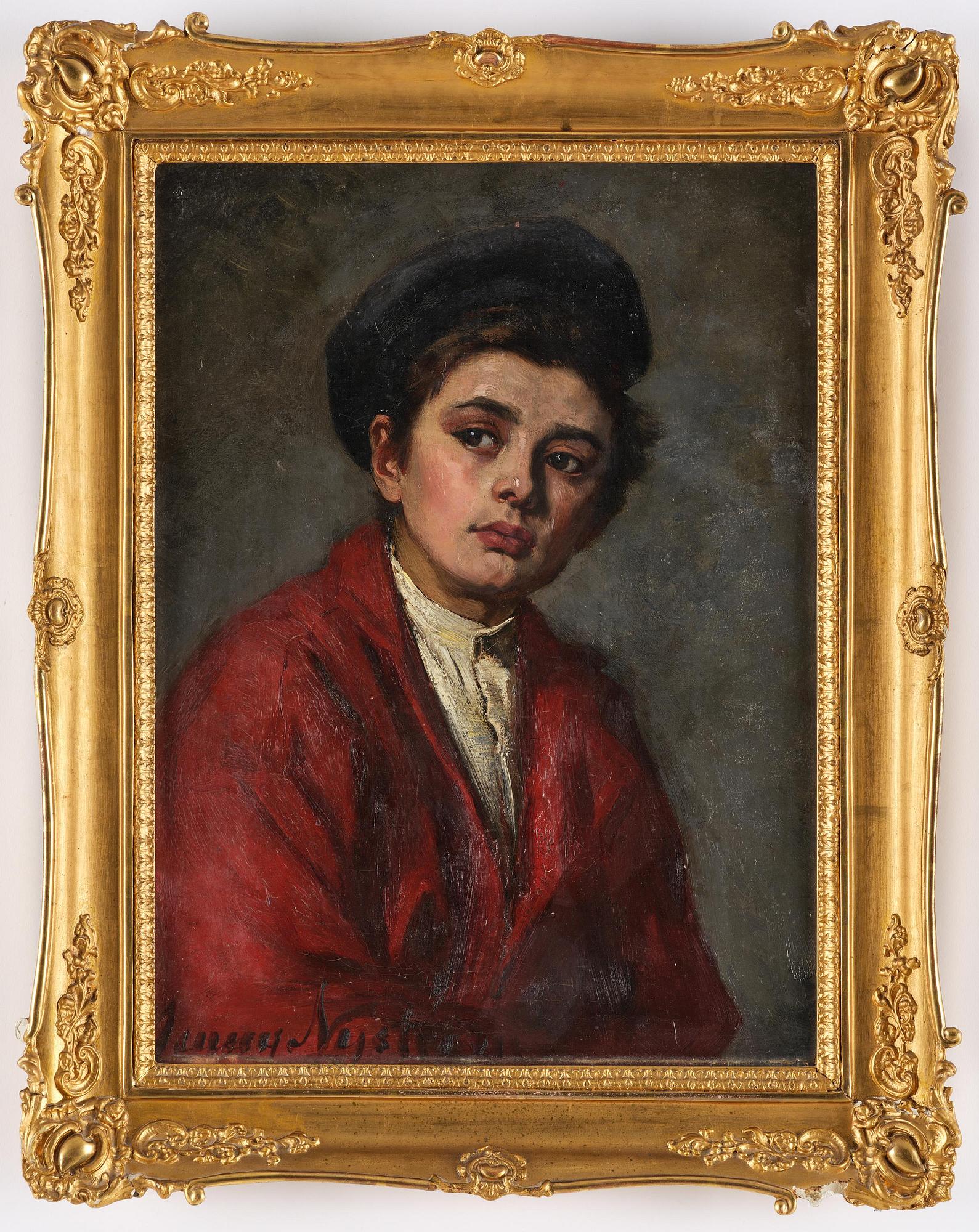 Jenny Nyström, Portrait of a boy.
