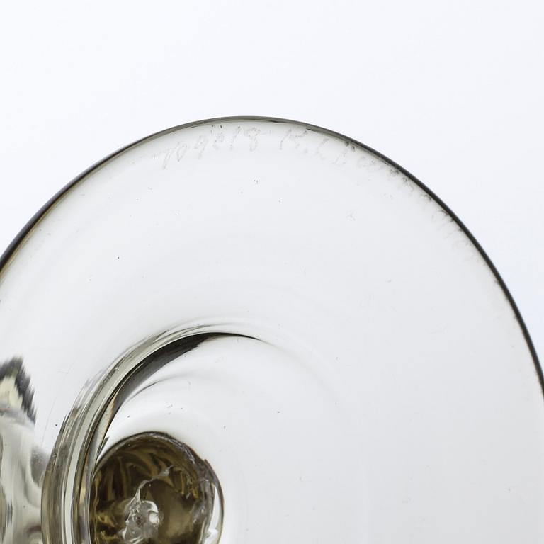 GLAS, 15 st, Kjell Löwenadler, delvis signerade, 1900-talets första hälft.