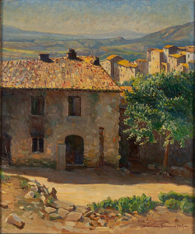 CARL JOHANSSON, oil on canvas, signed and dated 1901.