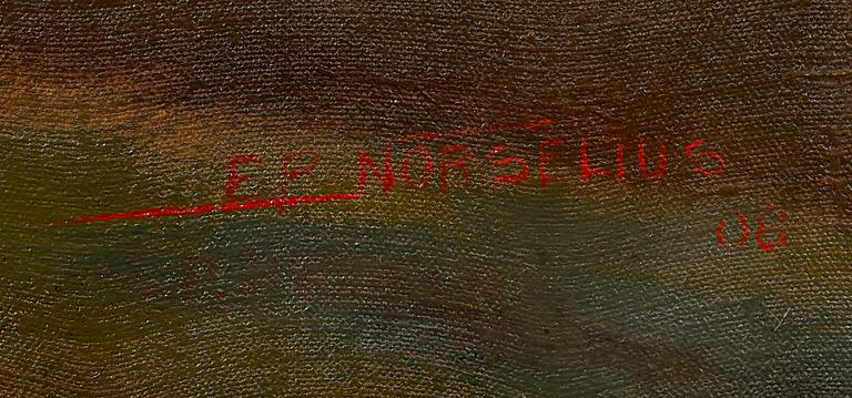 ERIK NORSELIUS, olja på duk, signerad och daterad -08.