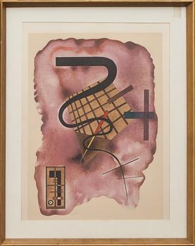 WASSILY KANDINSKY, färglitografi, sign i trycket, numrerad 205/300.