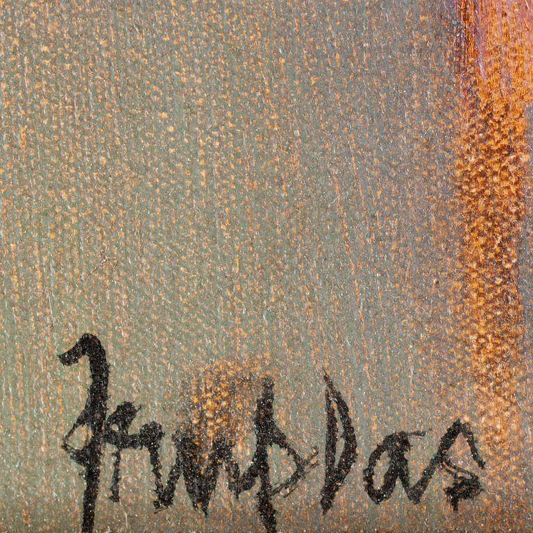 ARUP DAS, olja på duk, sign.