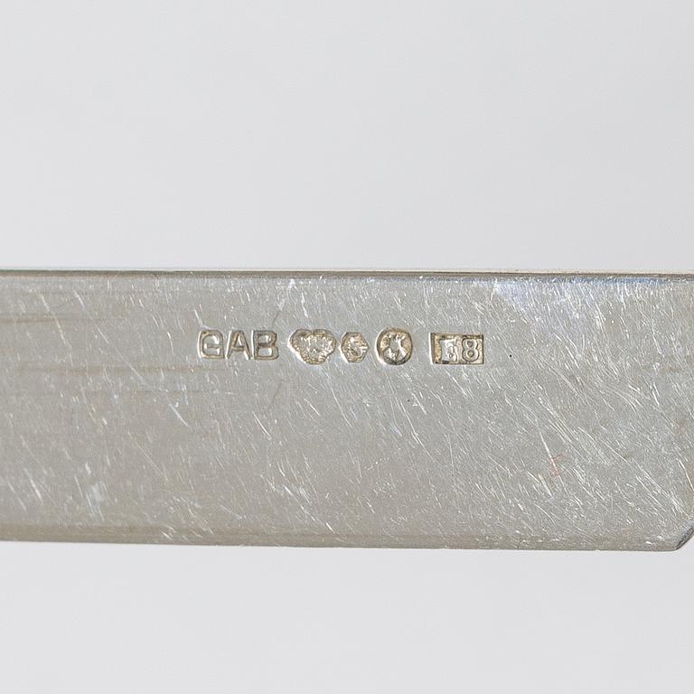 Cutlery service, 52 pieces, silver, "Vasa", GAB, Stockholm, 1931-54.