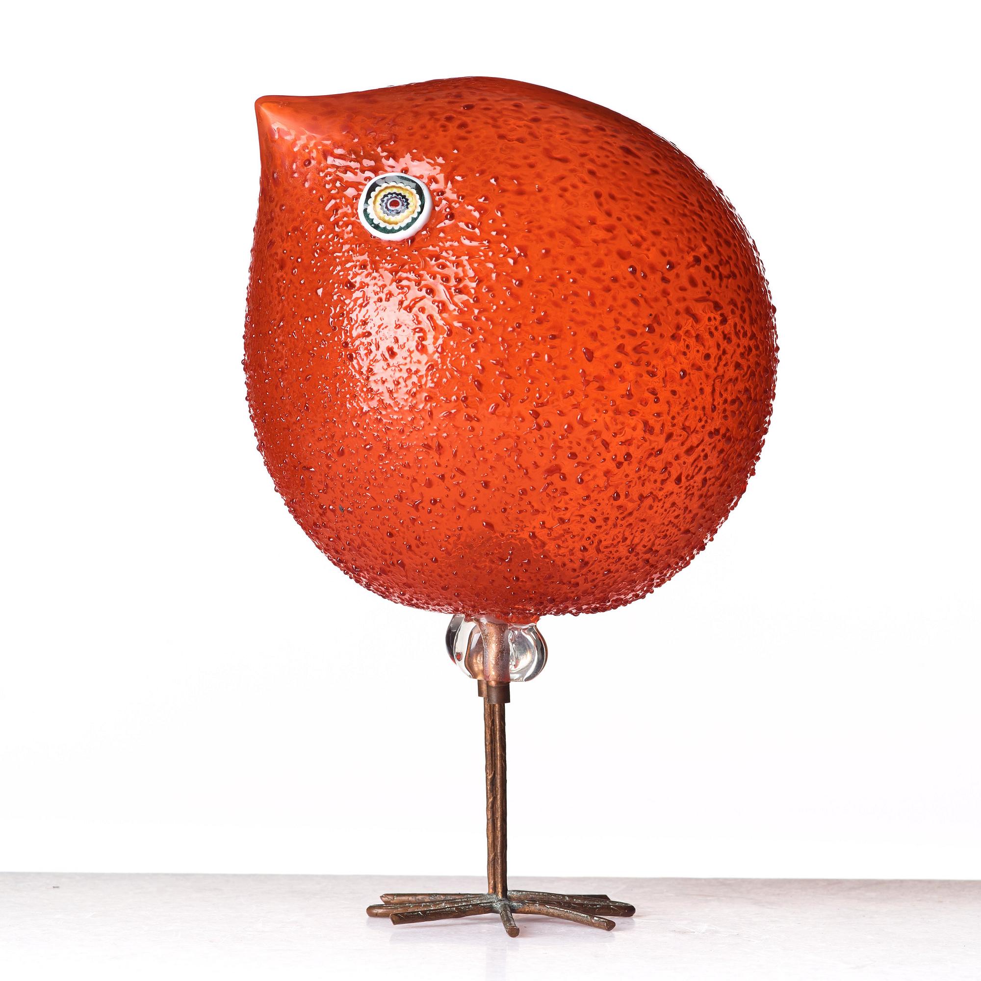 Peter Pelzel, fågel, "Pulcino", Vistosi, Italien 1960-tal, modell S 193.