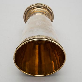 Bägare, silver, MGAB, Uppsala, 1940, vikt ca 260 g.