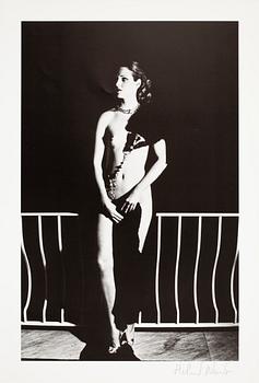 HELMUT NEWTON, "Capri at night", 1977, offsetlitografi, sign.