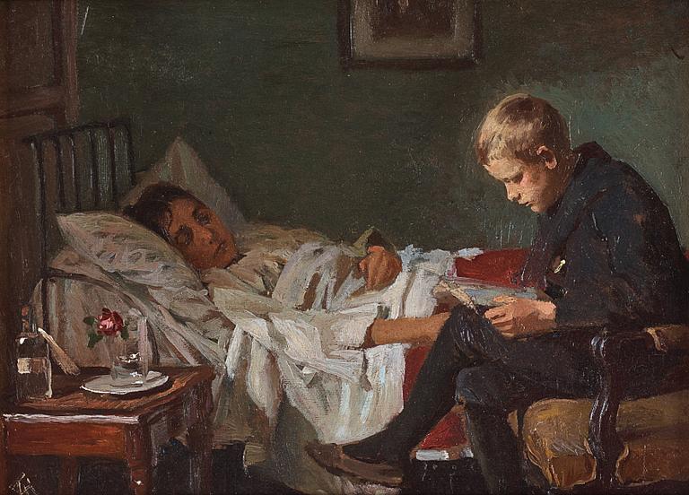 Frants Henningsen, Convalescence.