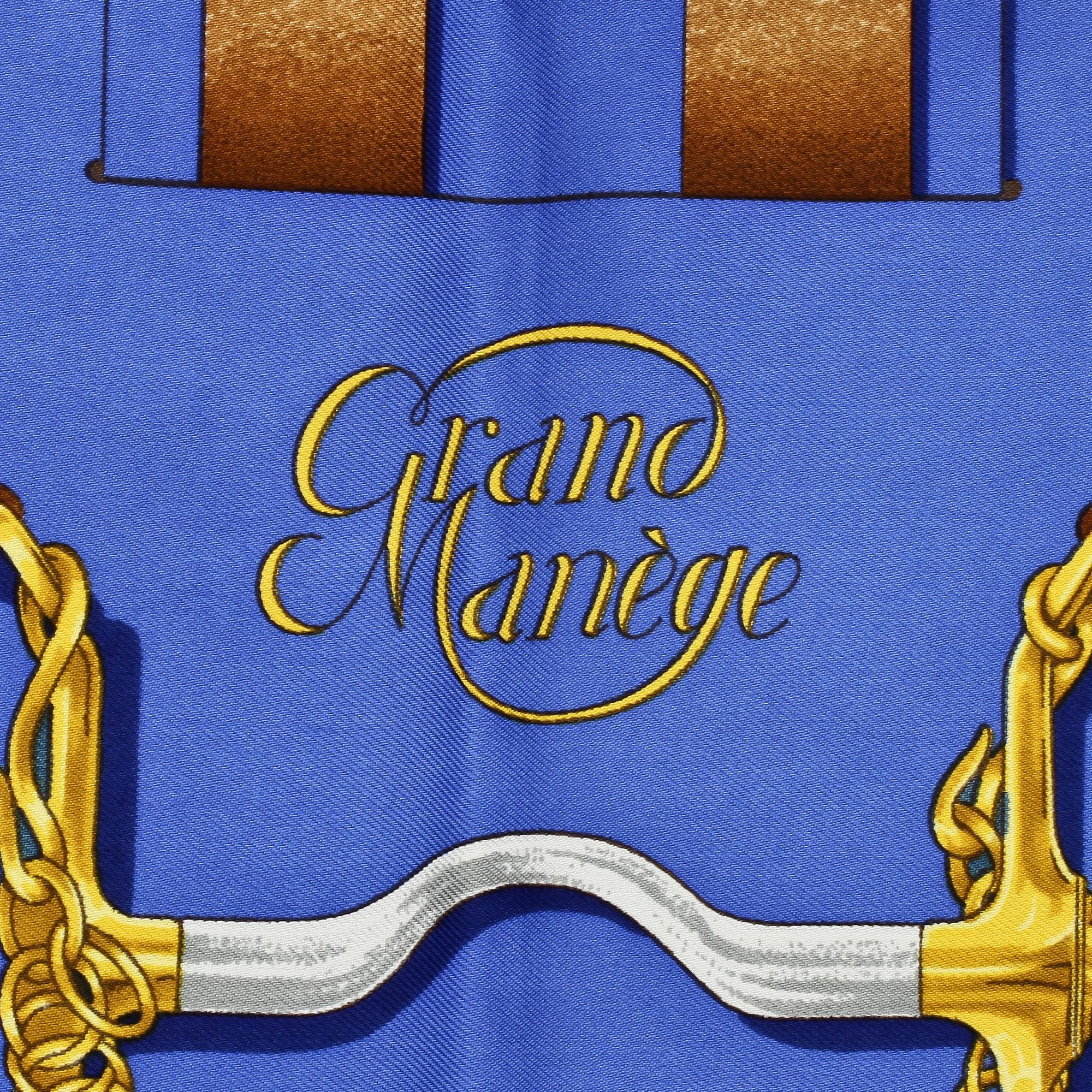 SCARF, siden, "Grand Manege", design Henri de Origny, Hermès, Paris.