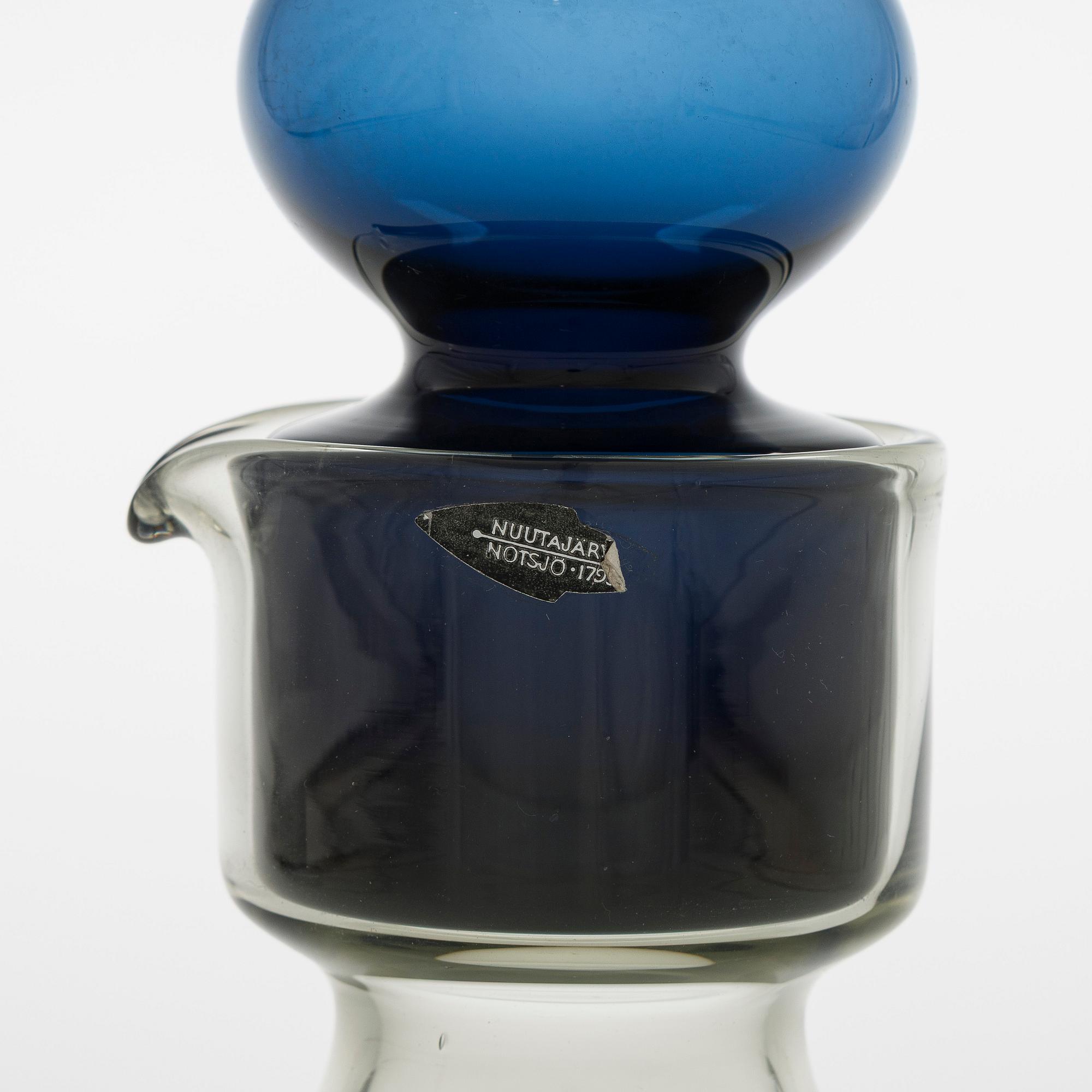 Kaj Franck, a decanter 'The Bells of Kremlin', signed K. Franck, Nuutajärvi, Notsjö -60.