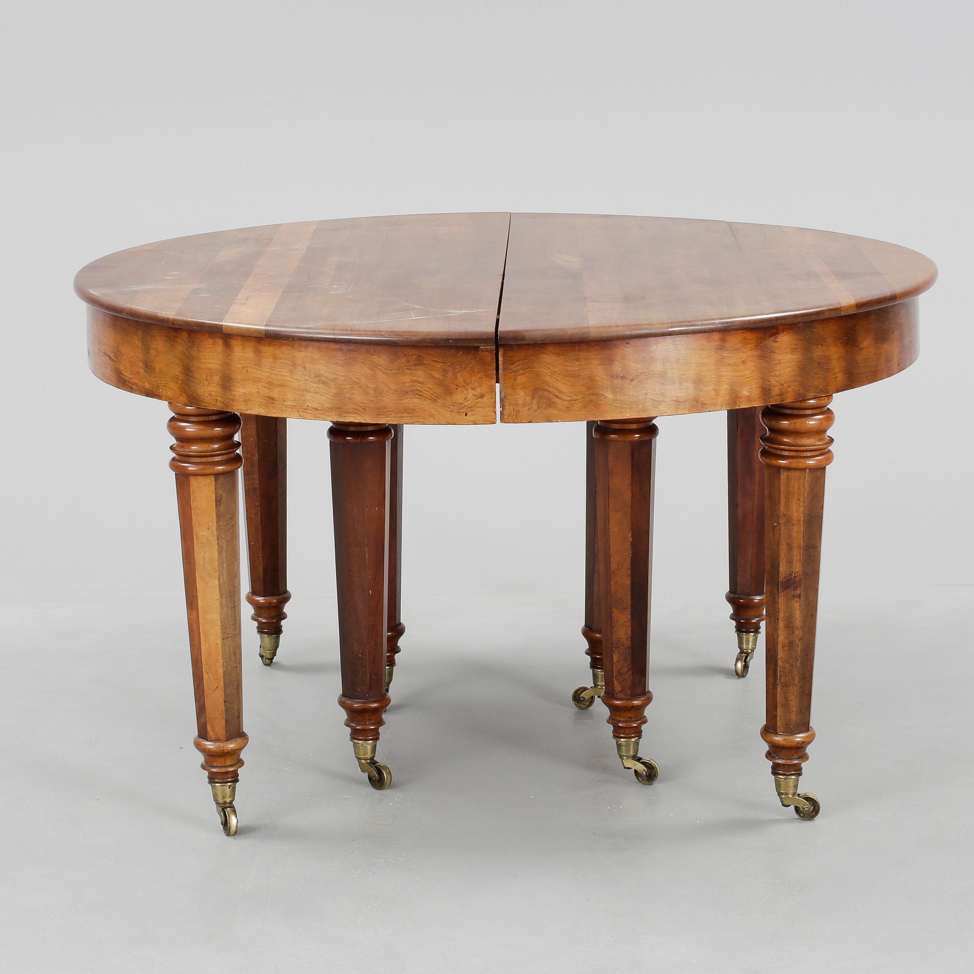 MATSALSBORD, 1800-tal.