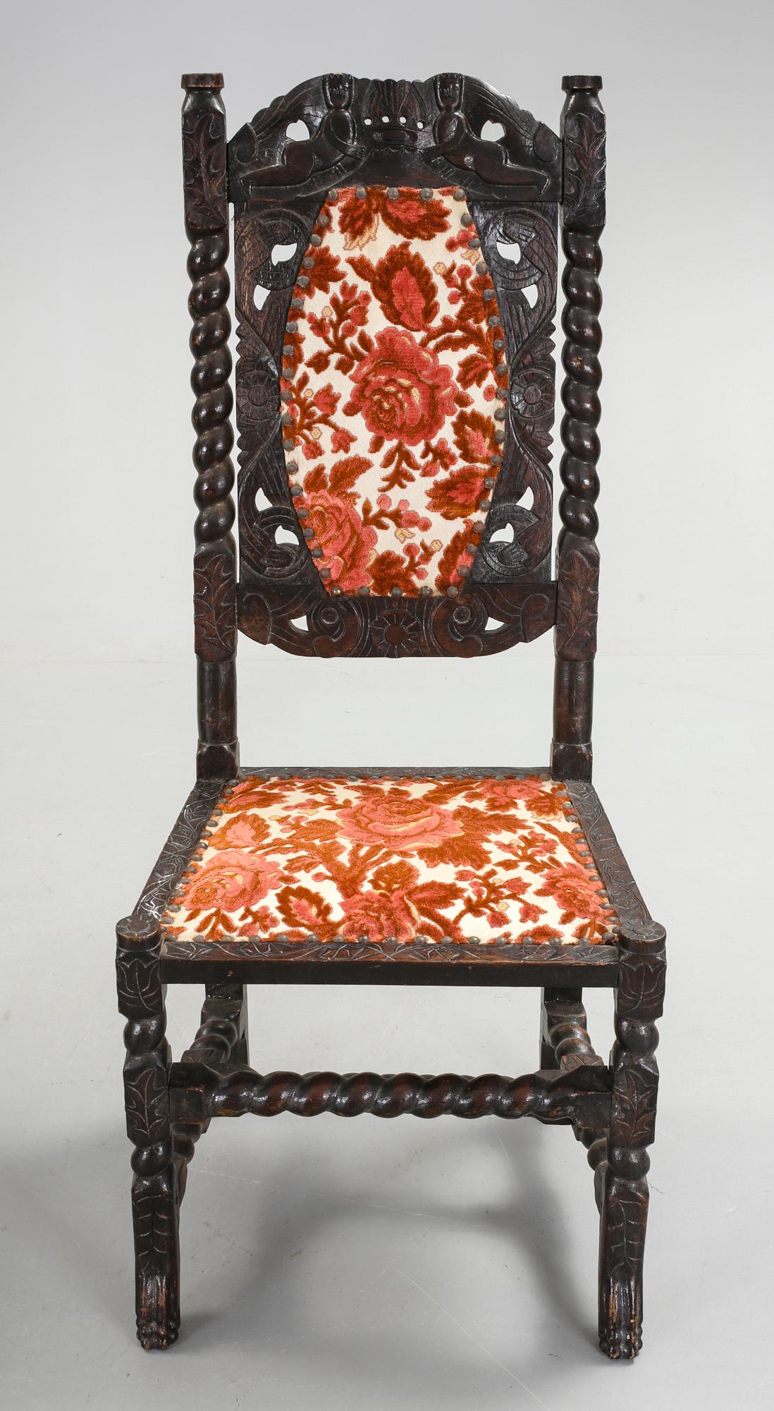 STOLAR, 10 st, barockstil, 1800-tal.