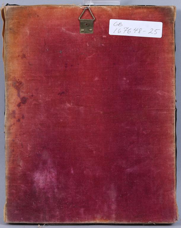 IKON MED RIZZA, silver, bär ryska stämplar.