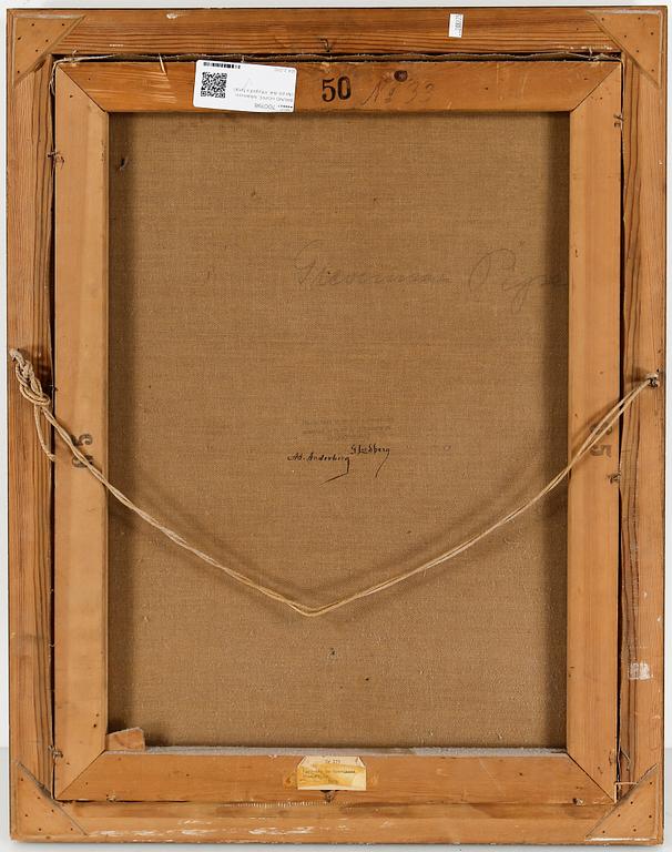 BRUNO HOPPE, tillskriven, olja på duk. Intygad a tergo.