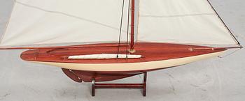 BÅTMODELL, 1900-talets andra hälft.