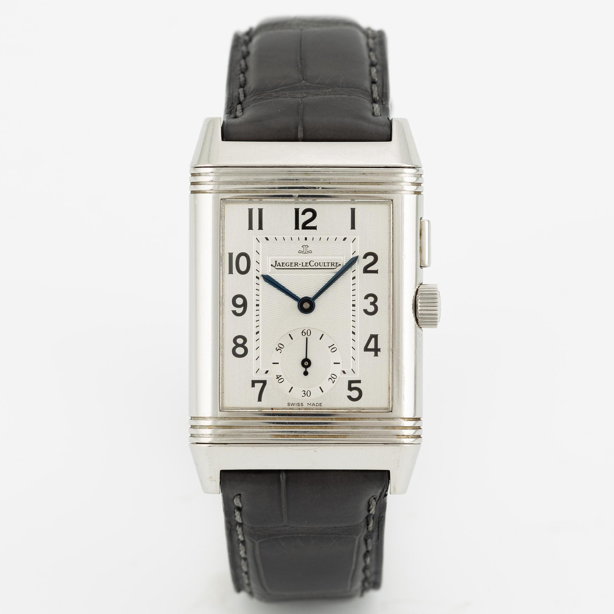 Jaeger-LeCoultre, Reverso Duoface, Night & Day, wristwatch, 42.2 x 26 mm.