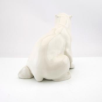 Figurin Lomonosov 1900.talets mitt porslin.